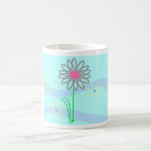 Flower and Stars Mug