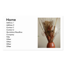 Flower arrangement business card template