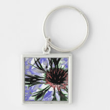 Flower Art Key Chain