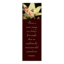 Flower Baby Bookmark Business Card Templates