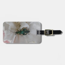 Flower Beetle Custom Luggage Tag