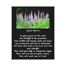 FLOWER BLOOMS STRETCHED CANVAS PRINTS