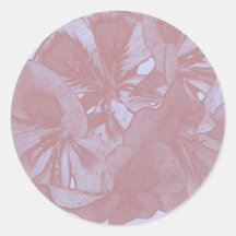 Flower Blossom Lavendar and Blue Stickers