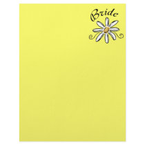 Flower Bride Personalized Letterhead