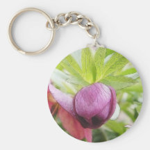 Flower Bud - Helleborus x hybridus Key Chains