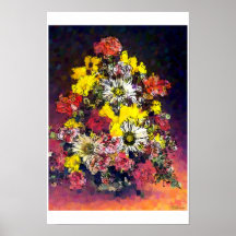 Flower burst posters
