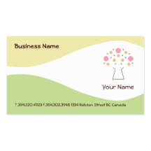 flower business card template