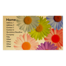 flower business card template