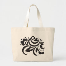 flower canvas bag