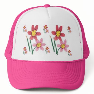 Flower Cap Mesh Hat by Gen209