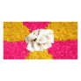 Flower carpet picture card