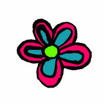Flower Cartoon photo sculptures