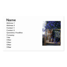 Flower Cat Business Card Template