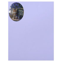 Flower Cat Personalized Letterhead