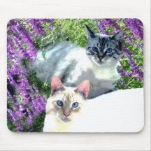 Flower Cats Mousepad
