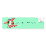 Flower Child Fish Bumper Sticker