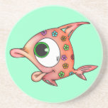 Flower Child Fish Beverage Coaster