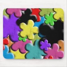 Flower Collage Mousepad