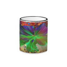 Flower, colourful coffee mug