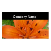 Flower Company Name Business Card