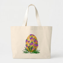 Flower Decorated Egg Bags