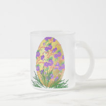 Flower Decorated Egg Mug