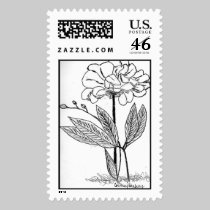Flower Drawing stamps