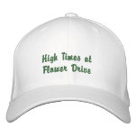 flower drive embroidered hats