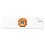 Flower Earth design! Bumper Stickers