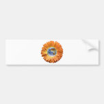 Flower Earth design! Bumper Stickers