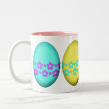 Flower Easter Egg Duo Coffee Mug