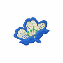 Flower Embroidered Women's polo Shirt