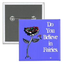 Flower Fairy Button
