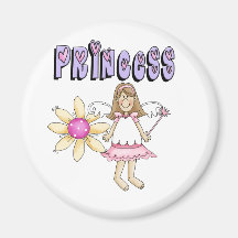 Flower Fairy Princess Magnet