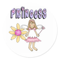 Flower Fairy Princess Stickers