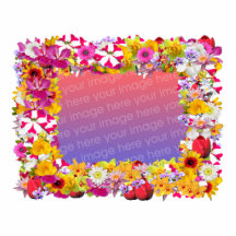Flower Frame 5X7 Acrylic Cut Outs
