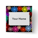 Flower frame, Your Name button