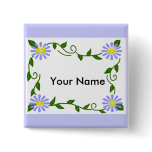 flower frame, Your Name button