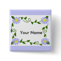 flower frame, Your Name button