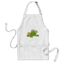 flower froggy frog aprons