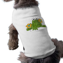 flower froggy frog pet tshirt
