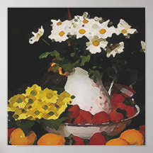 Flower & Fruit Print