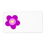 Flower Fun Personalized Shipping Label