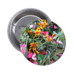 flower garbage buttons