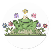 Flower Garden Frog