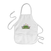 Flower Garden Frog T-shirts and Gifts Aprons