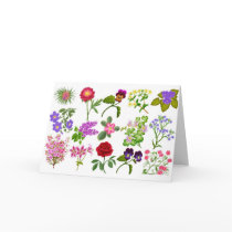 Flower Garden Greeting Card