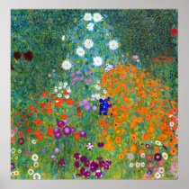 Flower Garden, Gustav Klimt Print