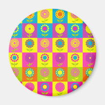 Flower garden Magnet