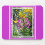 flower garden mousepad